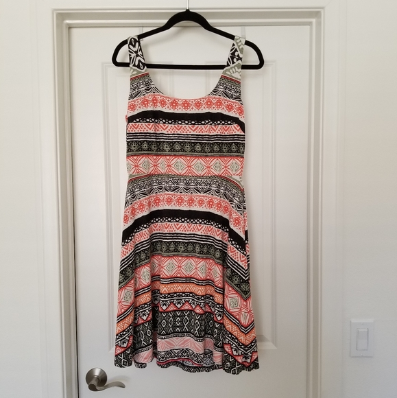 LOFT Riverwalk Flare Dress - Size 6 - Picture 5 of 11